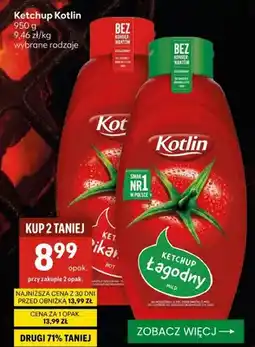 Delikatesy Centrum Ketchup Kotlin łagodny oferta