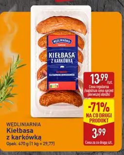 ALDI Kiełbasa Wędliniarnia oferta