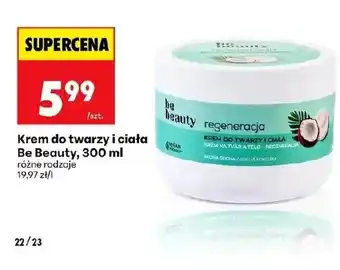 Biedronka Krem do ciała Be Beauty oferta
