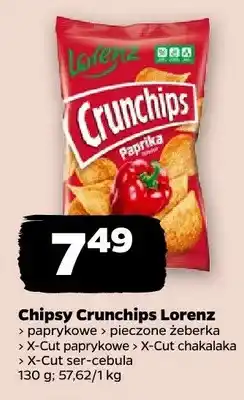 Netto Chipsy Crunchips Lorenz pieczone żeberka oferta