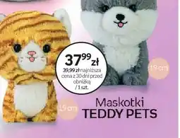 Empik Maskotka TEDDY PETS 19cm oferta