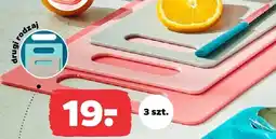 Netto Zestaw desek do krojenia wym. 24x15x0,5cm + 29x19,8x0,5cm + 35x24x0,5cm oferta