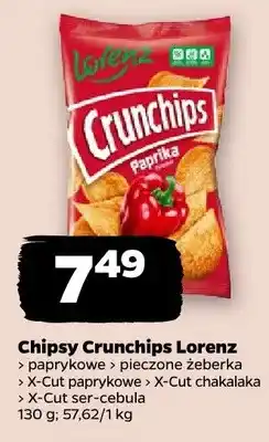 Netto Chipsy Crunchips Lorenz X-Cut paprykowe oferta