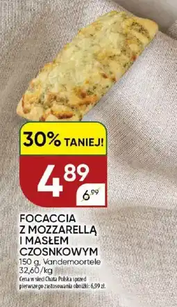 Chata Polska Focaccia z mozzarellą i masłem czosnkowym vandemoortele oferta