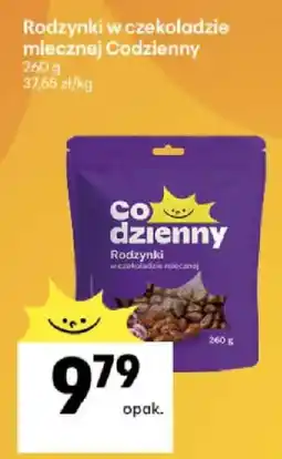 Delikatesy Centrum Rodzynki w czekoladzie mlecznej Codzienny oferta