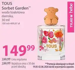 Hebe TOUS Sorbet Garden woda toaletowa damska oferta