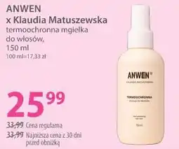 Hebe x Klaudia Matuszewska termoochronna mgiełka do włosów, 150 ml ANWEN oferta