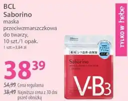Hebe BCL Saborino maska przeciwzmarszczkowa do twarzy, 10 szt./1 opak oferta