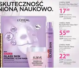 Hebe L'ORÉAL PARIS Revitalift Filler Glass Skin** hydrożelowa maska rozświetlająca do twarzy, 1 szt oferta