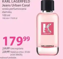 Hebe KARL LAGERFELD Jeans Urban Coral woda perfumowana damska oferta