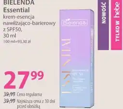 Hebe BIELENDA Essential krem-esencja nawilżająco-barierowy z SPF50 oferta