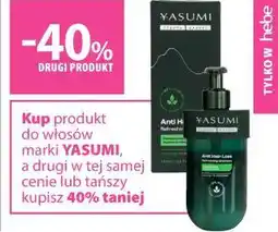 Hebe Kup produkt do włosów marki YASUMI, a drugi w tej samej cenie lub tańszy kupisz 40% taniej oferta
