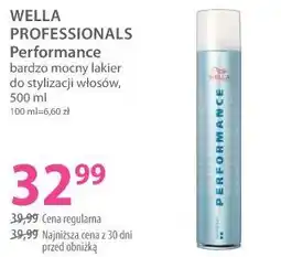 Hebe WELLA PROFESSIONALS Performance bardzo mocny lakier do stylizacji włosów oferta
