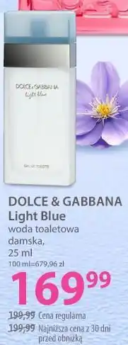 Hebe DOLCE & GABBANA Light Blue woda toaletowa damska oferta