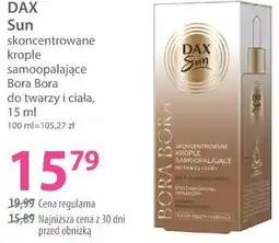 Hebe DAX Sun skoncentrowane krople samoopalające Bora Bora do twarzy i ciała oferta