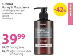 Hebe KUNDAL Honey & Macadamia odświeżający szampon do włosów z wiśnią oferta
