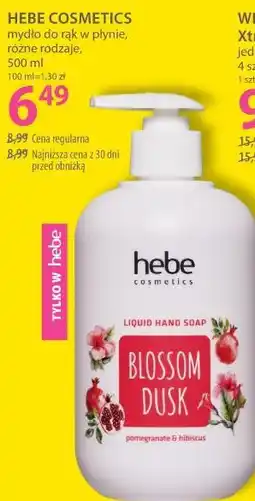 Hebe HEBE COSMETICS mydło do rąk w płynie, różne rodzaje oferta