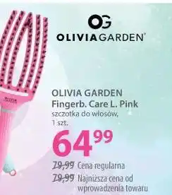 Hebe OLIVIA GARDEN Fingerb. Care L. Pink szczotka do włosów, 1 szt oferta