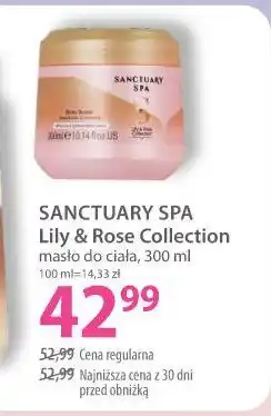 Hebe SANCTUARY SPA Lily & Rose Collection masło do ciała oferta