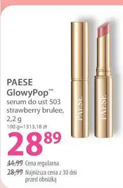 Hebe PAESE GlowyPop serum do ust 503 strawberry brulee oferta