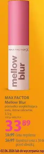 Hebe MAX FACTOR Mellow Blur pomadka wygładzająca usta oferta