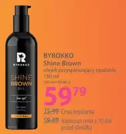 Hebe BYROKKO Shine Brown olejek przyspieszający opalanie oferta