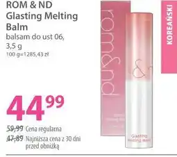 Hebe ROM & ND Glasting Melting Balm balsam do ust 06 oferta