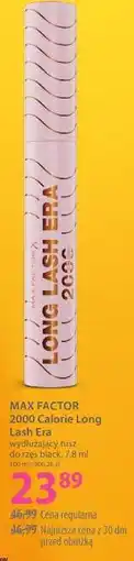 Hebe MAX FACTOR 2000 Calorie Long Lash Era wydłużający tusz do rzęs oferta