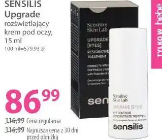 Hebe SENSILIS Upgrade rozświetlający krem pod oczy oferta