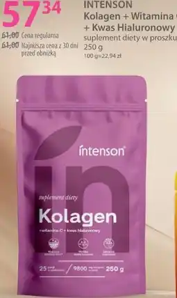 Hebe INTENSON Kolagen + Witamina C + Kwas Hialuronowy suplement diety w proszku, 250 g oferta