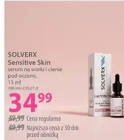 Hebe SOLVERX Sensitive Skin serum na worki i cienie pod oczami oferta