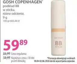 Hebe GOSH COPENHAGEN podkład BB w sticku, różne odcienie oferta