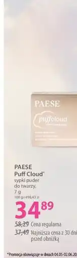Hebe PAESE Puff Cloud sypki puder do twarzy oferta