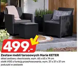 Bricomarche Zestaw mebli tarasowych Marie KETER oferta