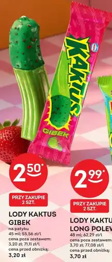 Żabka LODY KAKTUS GIBEK oferta