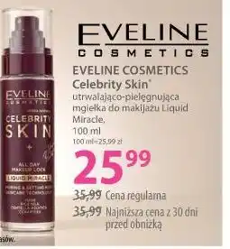 Hebe EVELINE COSMETICS Celebrity Skin utrwalająco-pielęgnująca mgiełka do makijażu Liquid Miracle oferta