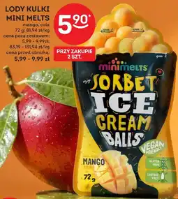 Żabka LODY KULKI MINI MELTS mango, cola oferta