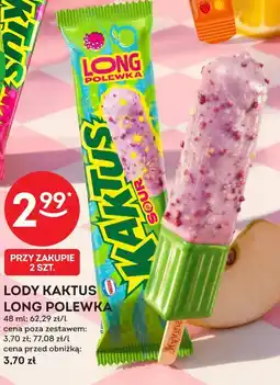 Żabka LODY KAKTUS LONG POLEWKA oferta