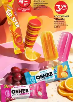 Żabka LODY OSHEE VITAMIN różne rodzaje oferta