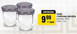 Polomarket Słoiki z kolorową zakrętką 3-pak oferta