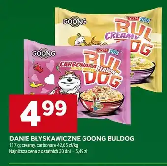 Danie błyskawiczne Goong Buldog