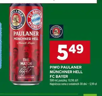 Piwo Paulaner Münchner Hell FC Bayer