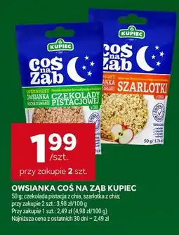 Stokrotka Owsianka Coś na Ząb Kupiec szarlotka z chia oferta