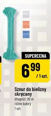 Polomarket Sznur do bielizny skręcany 20m oferta