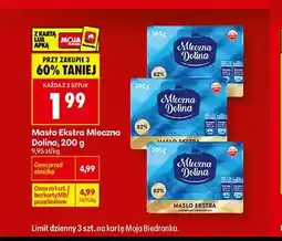 Biedronka Masło Ekstra Mleczna Dolina oferta