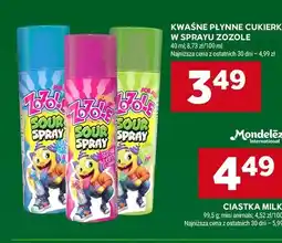 Stokrotka Kwaśne płynne cukierki w sprayu Zozole oferta