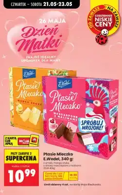 Biedronka Ptasie Mleczko E.Wedel o smaku mango shake oferta