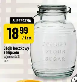 Polomarket Słoik beczkowy z klipsem oferta
