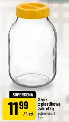 Polomarket Słoik z plastikową zakrętką oferta