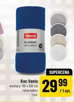 Polomarket Koc polarowy Vavio 150x200cm oferta